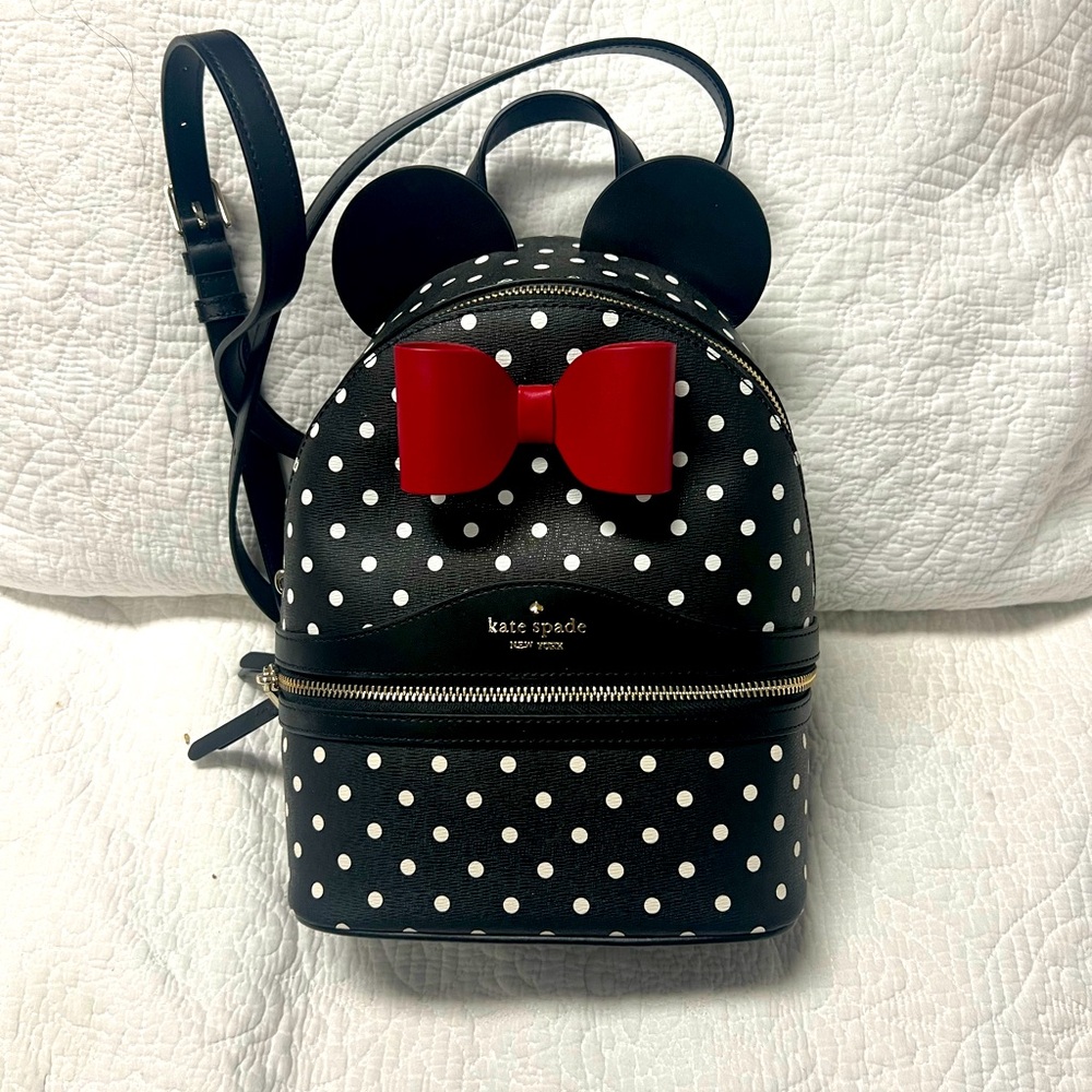 Disney Kate Spade of New York Minnie Mouse back pack. So cute. 🥰